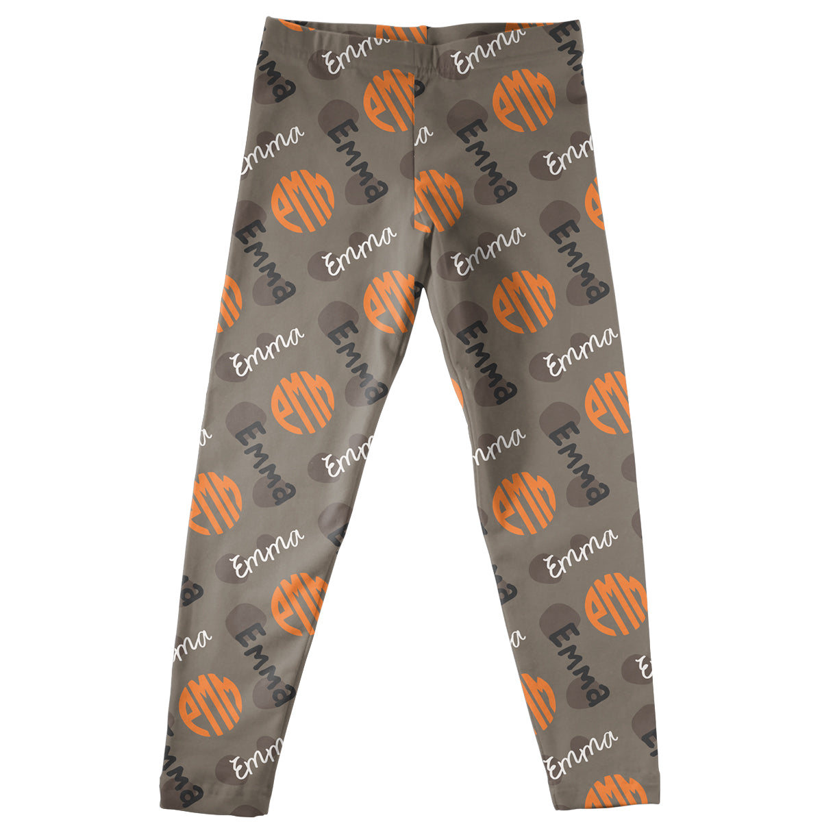 Brown Monogram Leggings