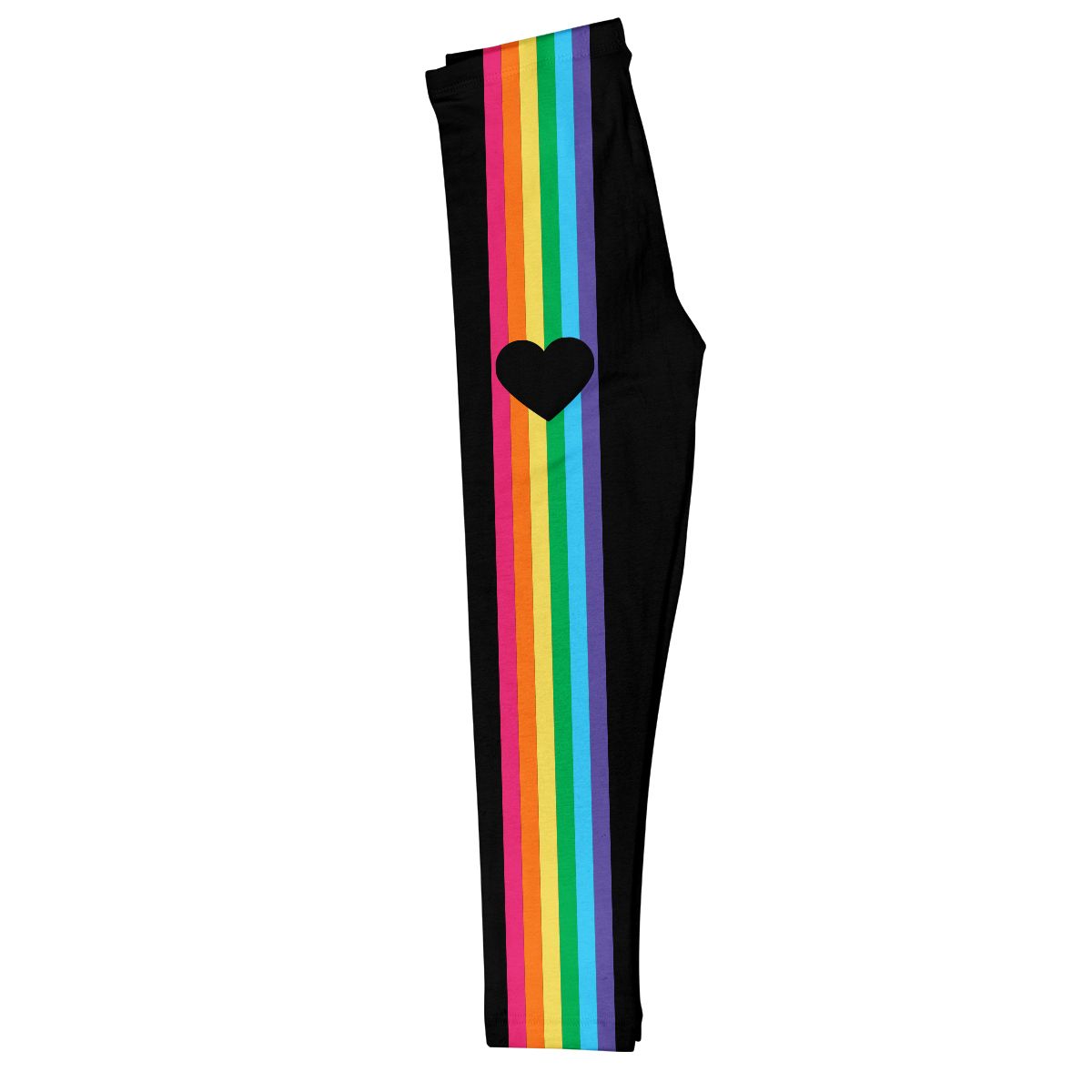 Black and multicolor gymnastics girls leggings – Wimziy&Co.