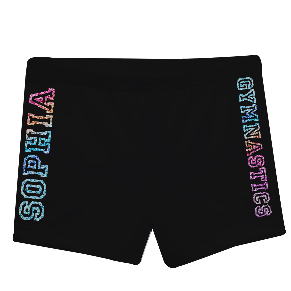 Black and pink gymnastics girls short – Wimziy&Co.