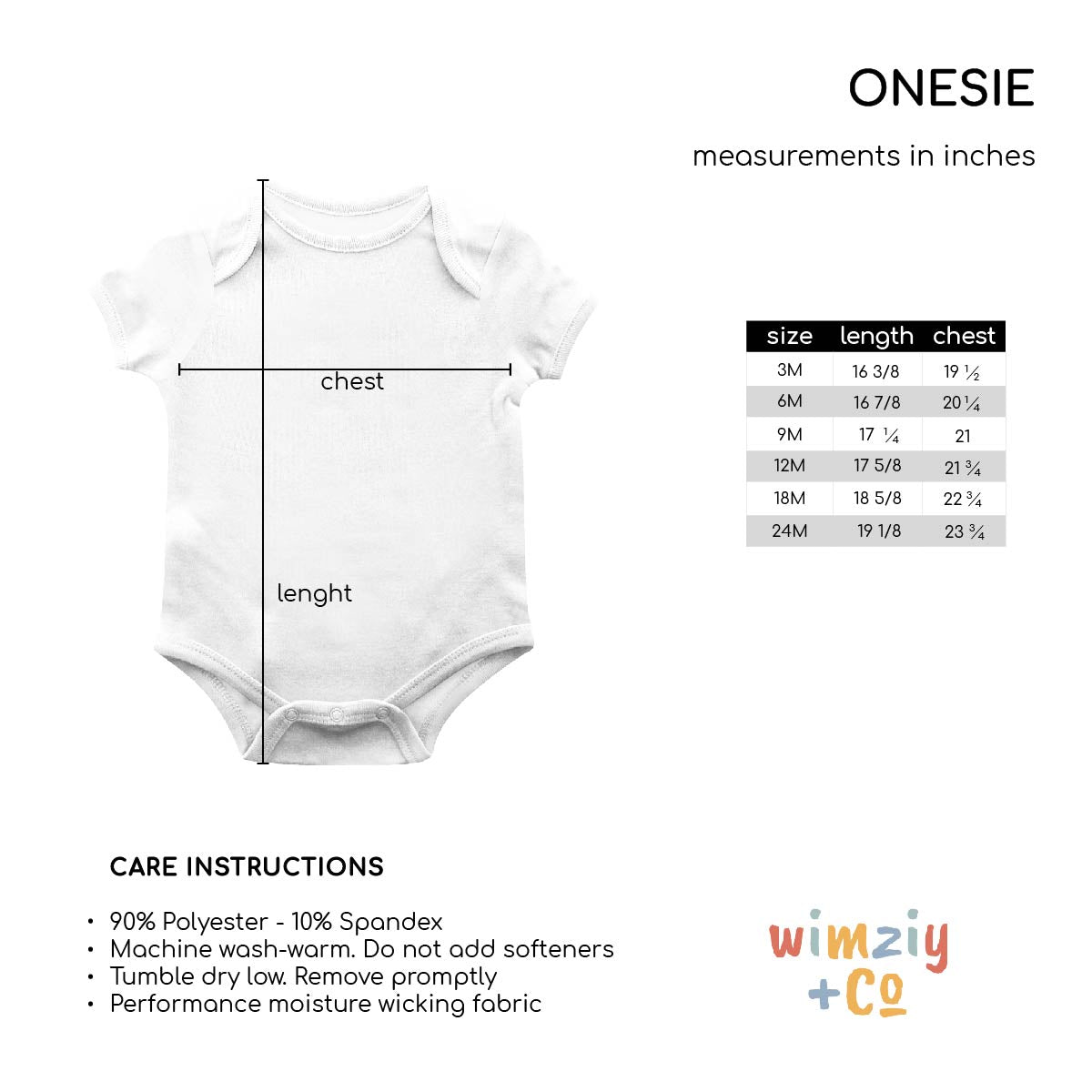 Love White Short Sleeve Onesie - Wimziy&Co.