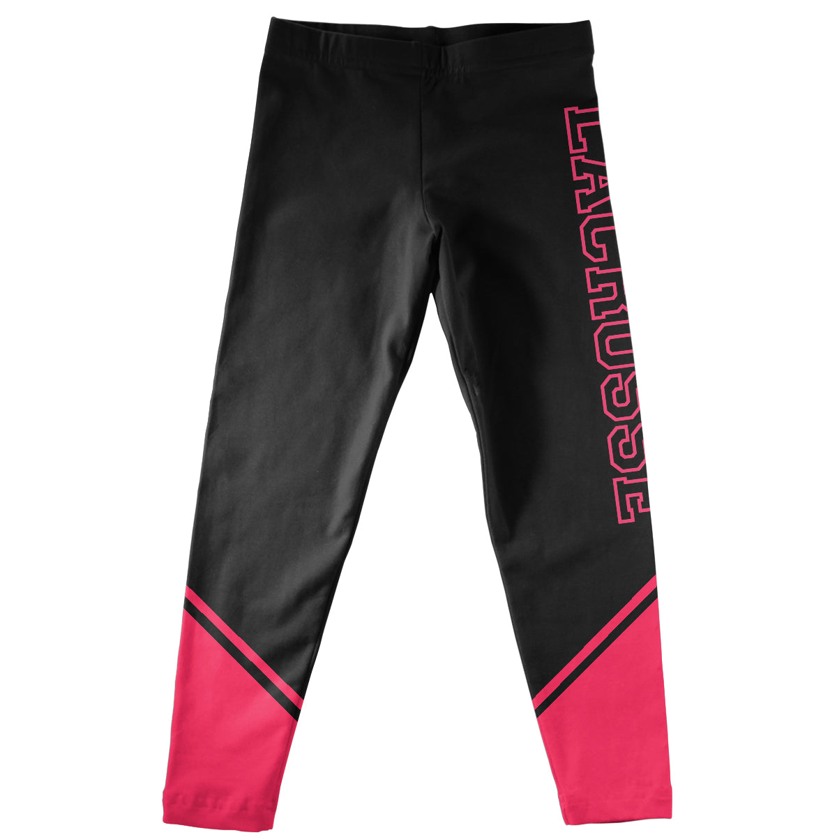 Lacrosse Black and Pink Leggings