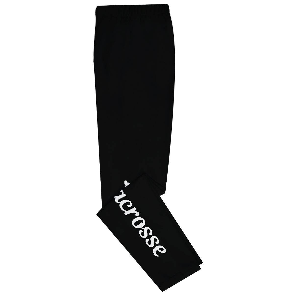 Lacrosse Cursive Black Leggings