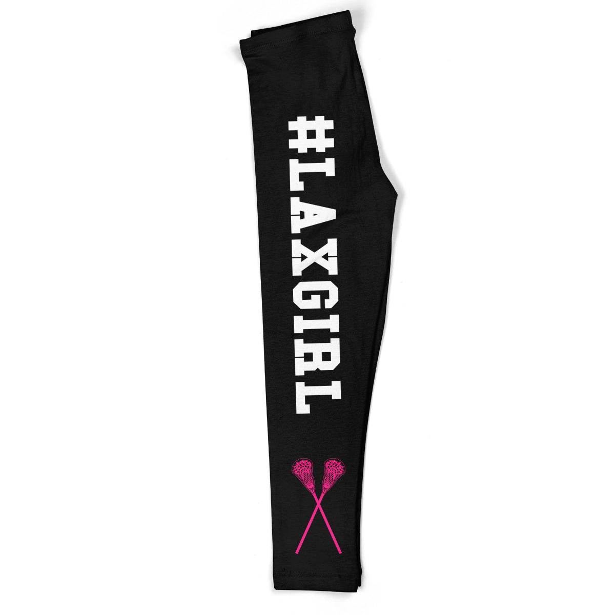 Lax Girl Black Leggings - Wimziy&Co.