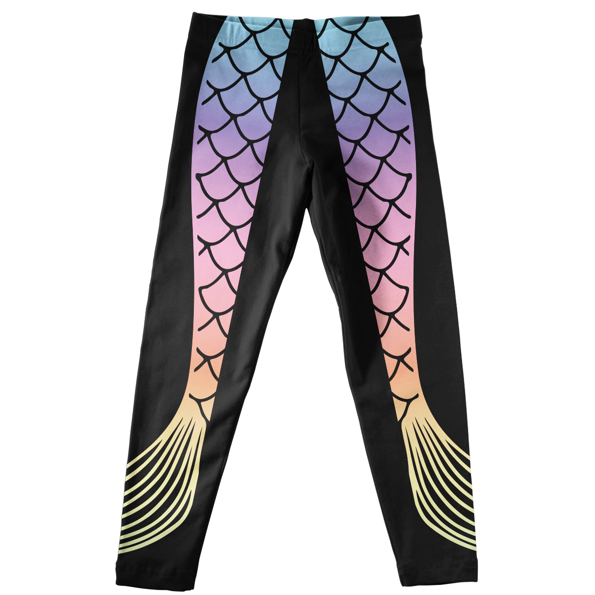 Mermaid Black Leggings - Wimziy&Co.