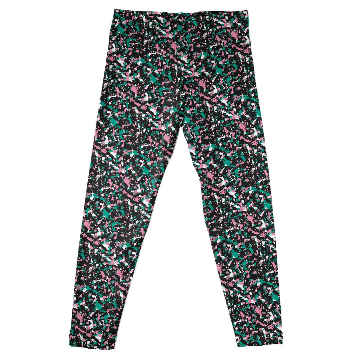 Painting Print Black and Pink Leggings