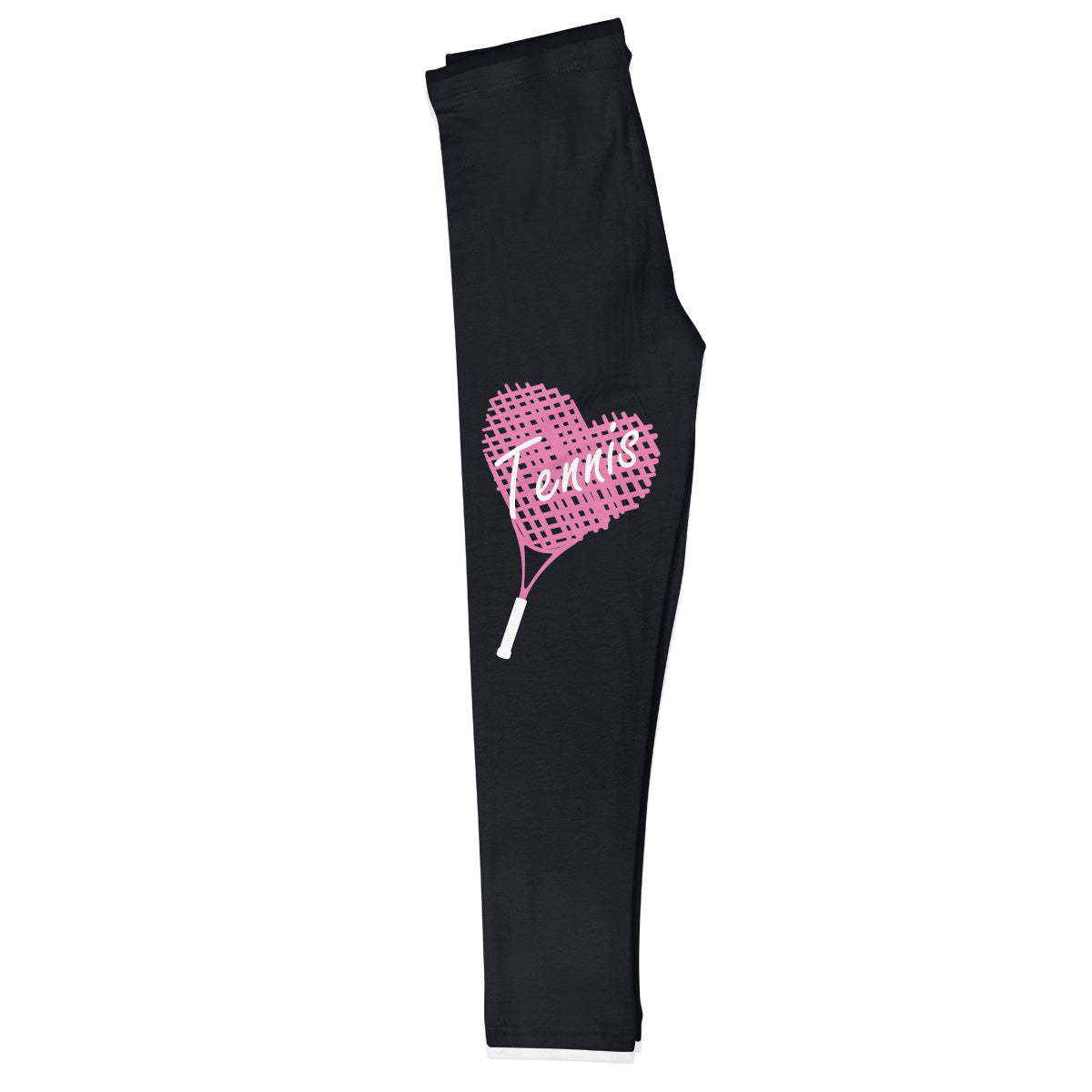 Tennis Racquet Black Leggings