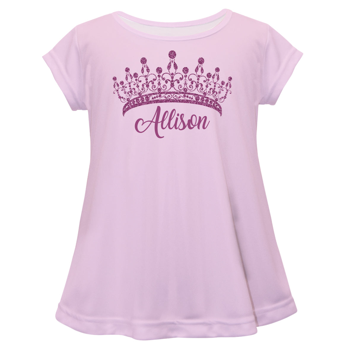 Crown Name Pink Short Sleeve Laurie Top