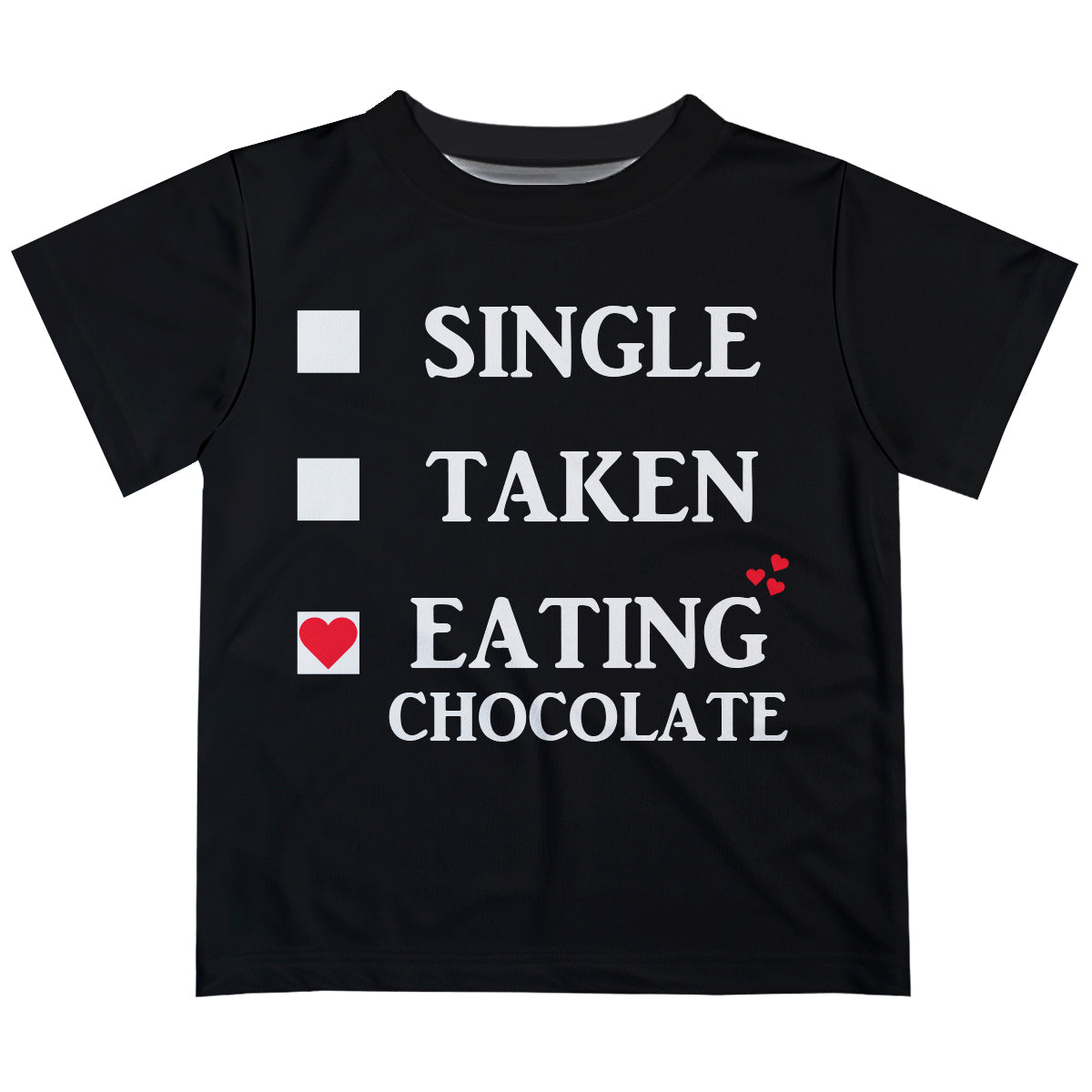 Eatings Chocolate Black Short Sleeve Tee Shirt