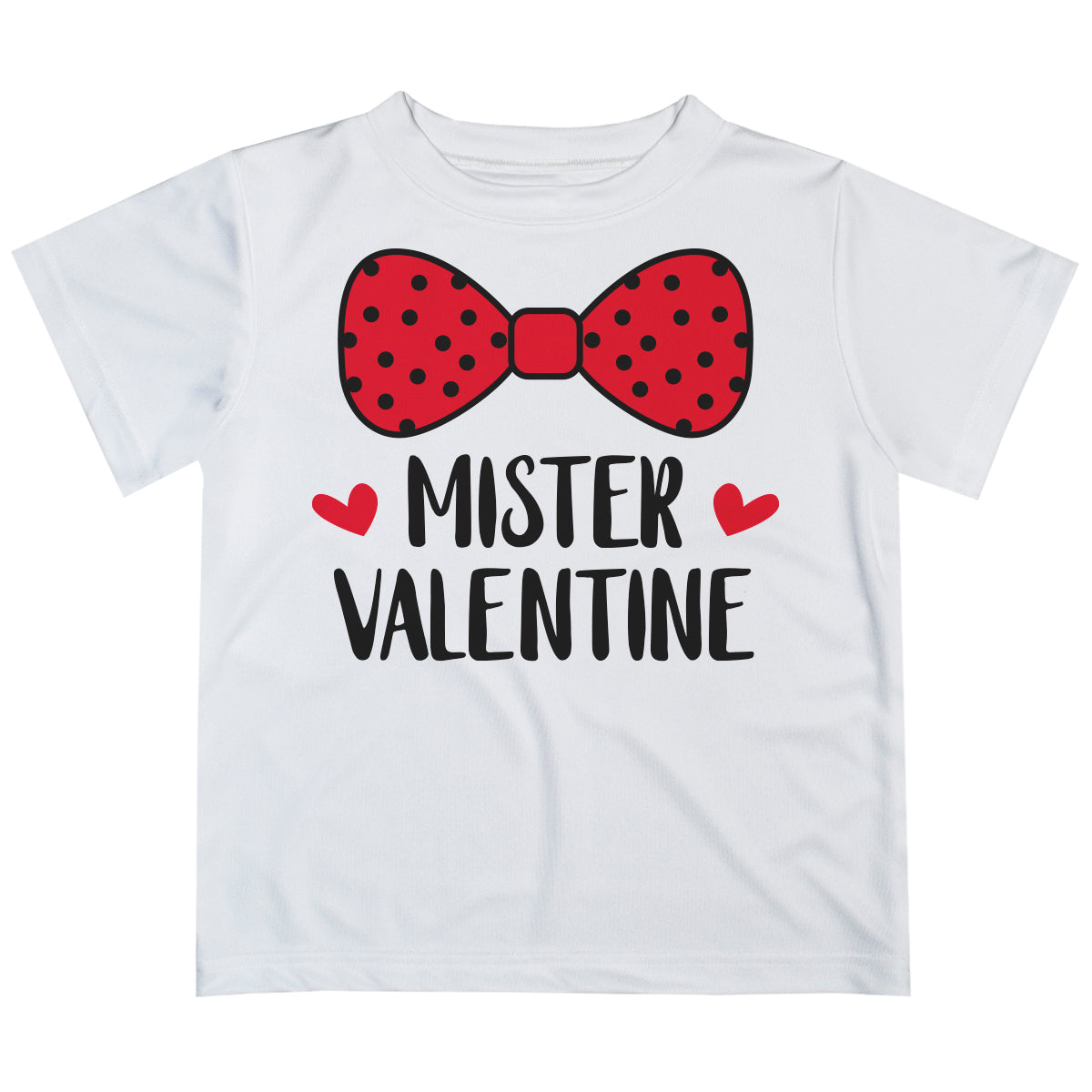 Mister Valentine White Short Sleeve Tee Shirt