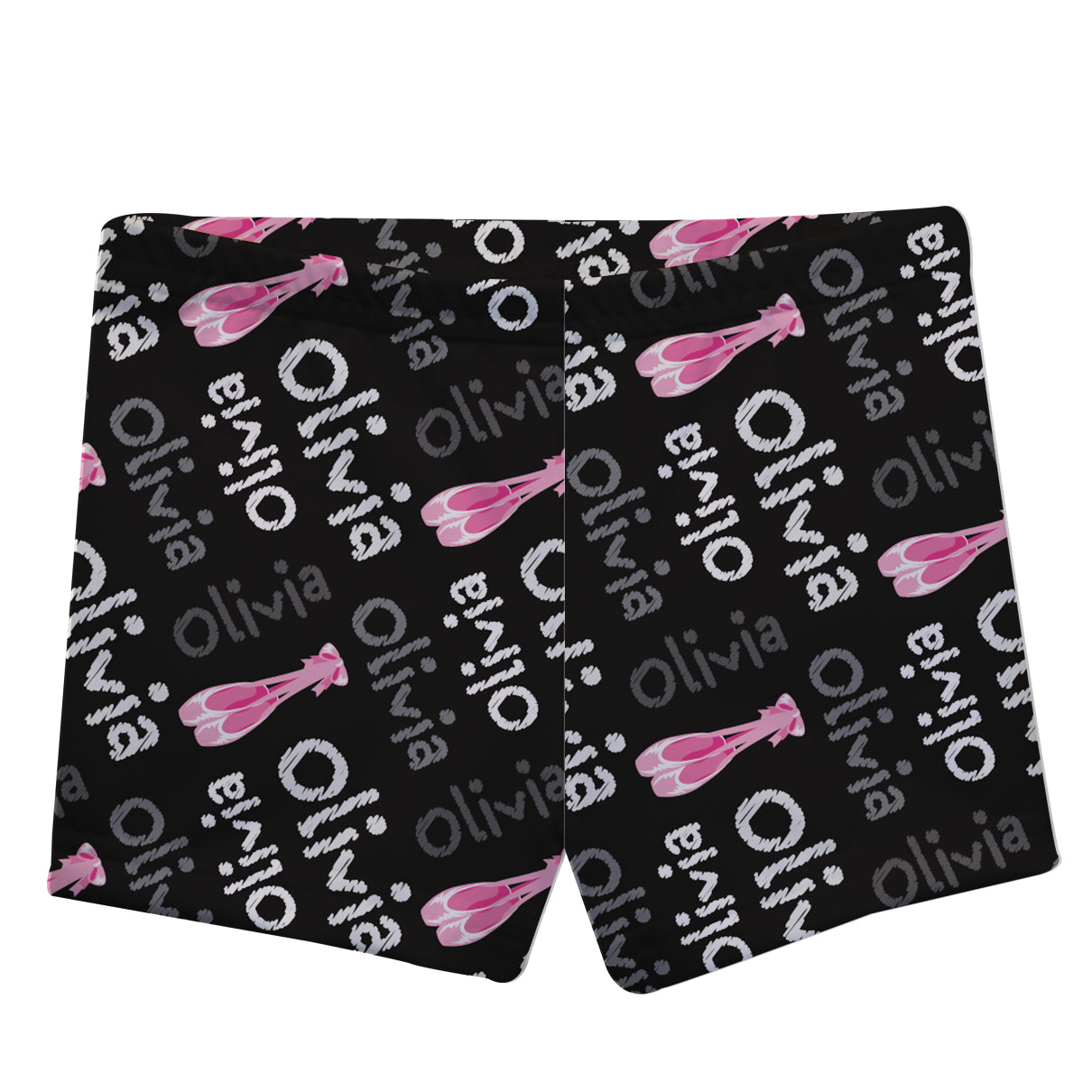 Ballet Name Black and Pink Girls Shorties