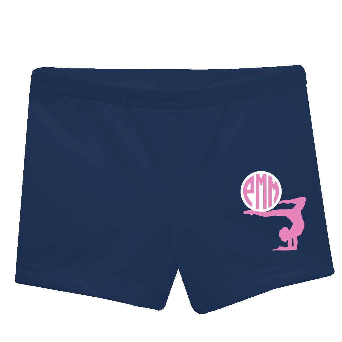 Dance Silhouette Monogram Navy Shorties - Wimziy&Co.