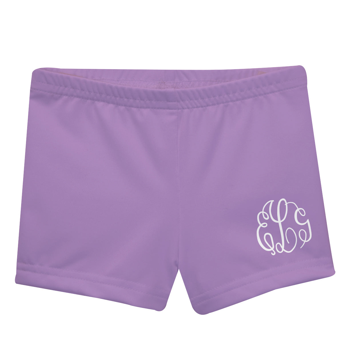 Black and white girls dance shorts with monogram - Wimziy&Co.