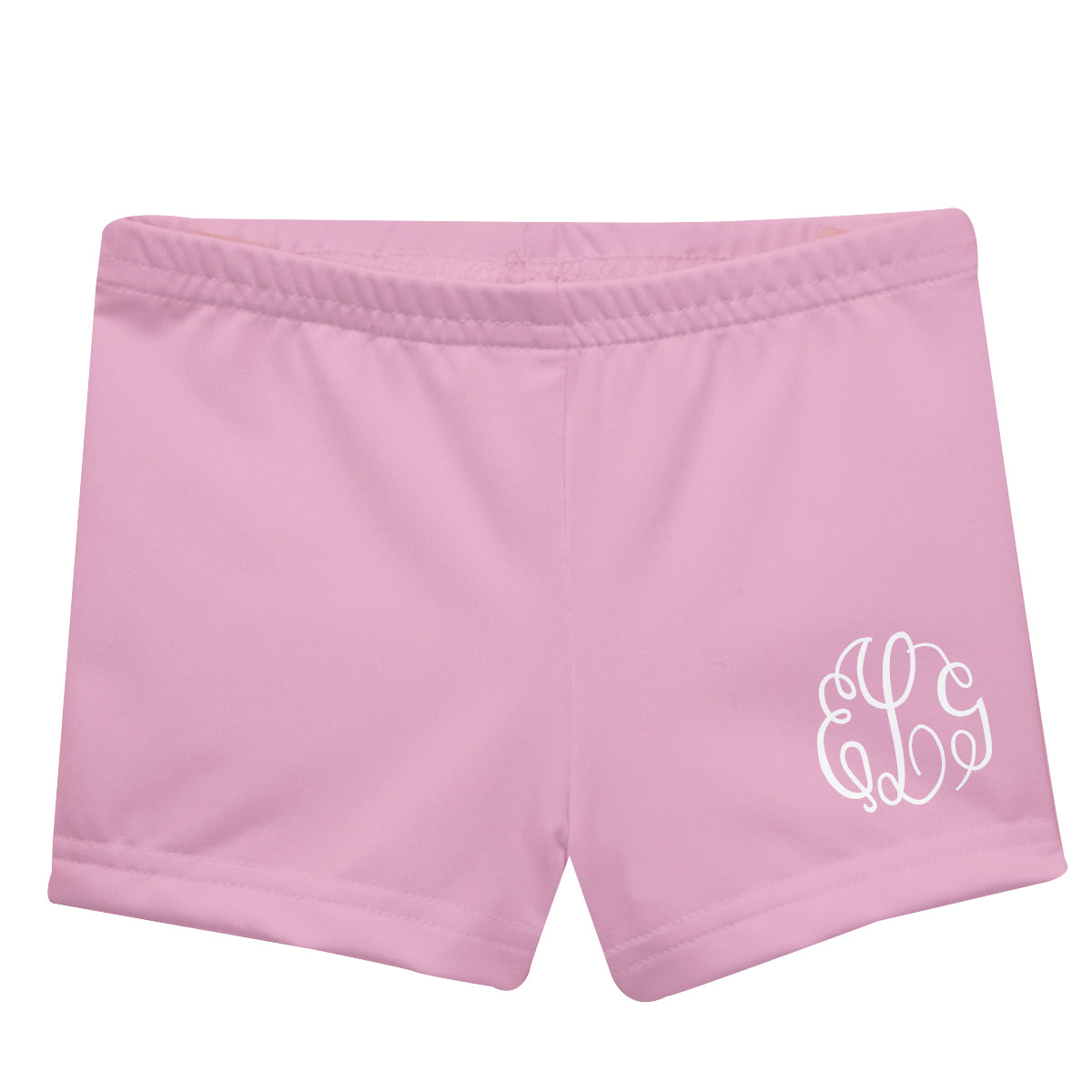 Black and white girls dance shorts with monogram - Wimziy&Co.