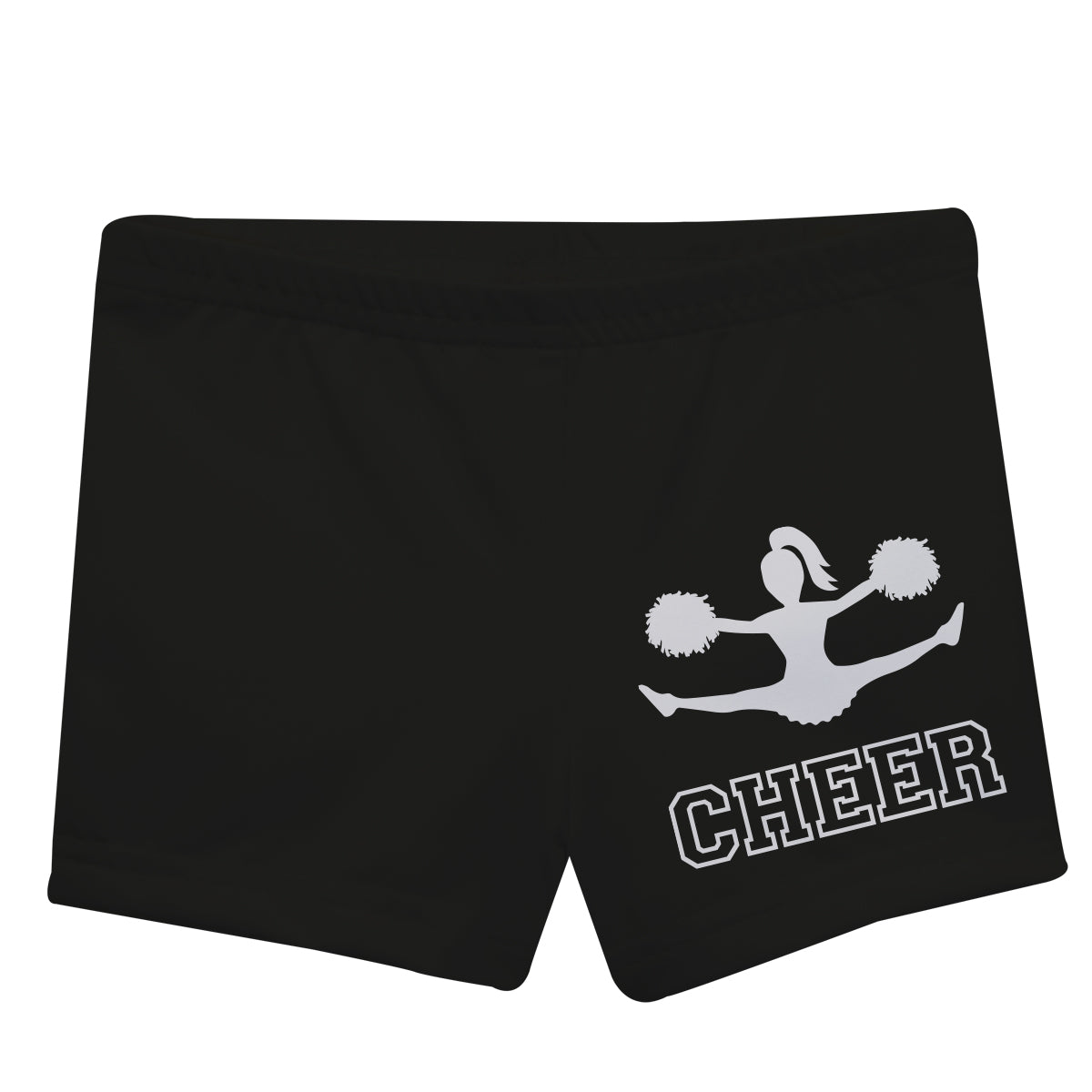 Cheer Silhouette Black Shorties - Wimziy&Co.