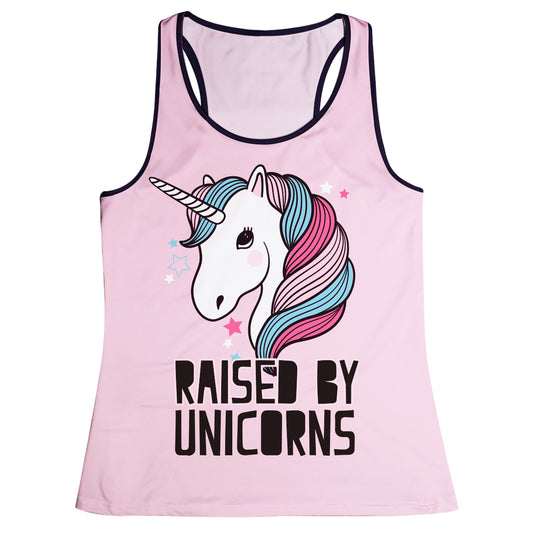 Raised By Unicorn Pink Tank Top