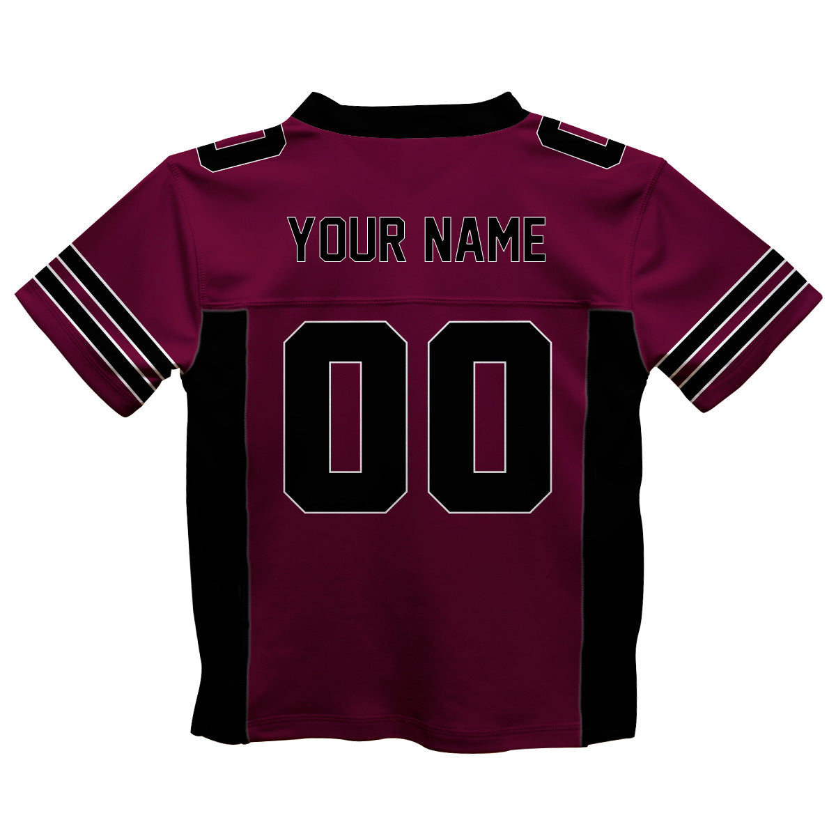 Personalized Name and Number Yellow and Black Fashion Football T-Shirt - Wimziy&Co.