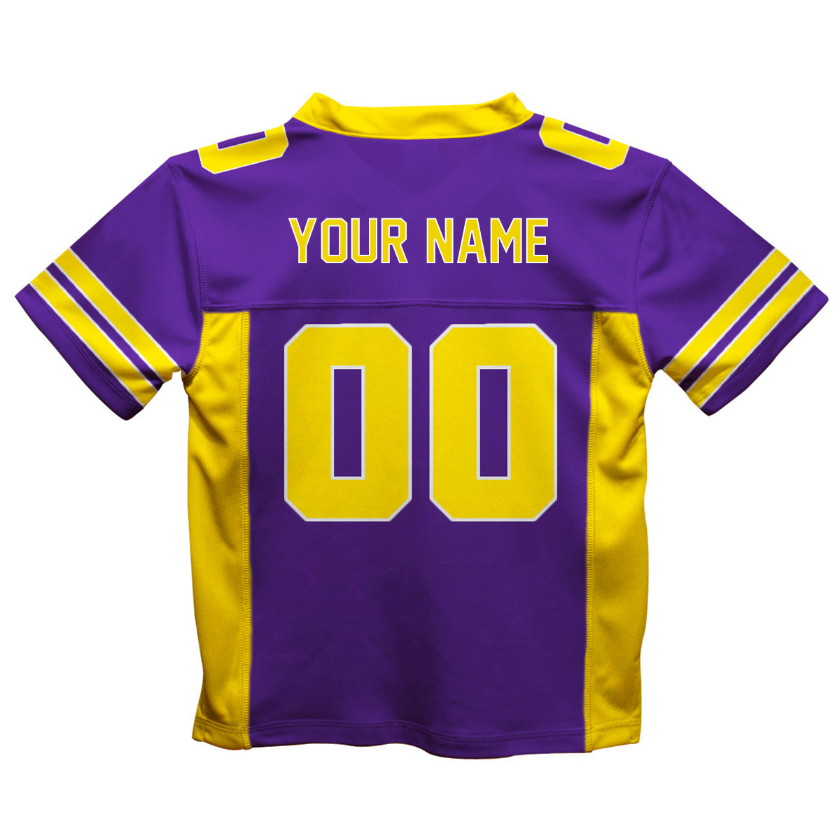 Personalized Name and Number Blue and Black Fashion Football T