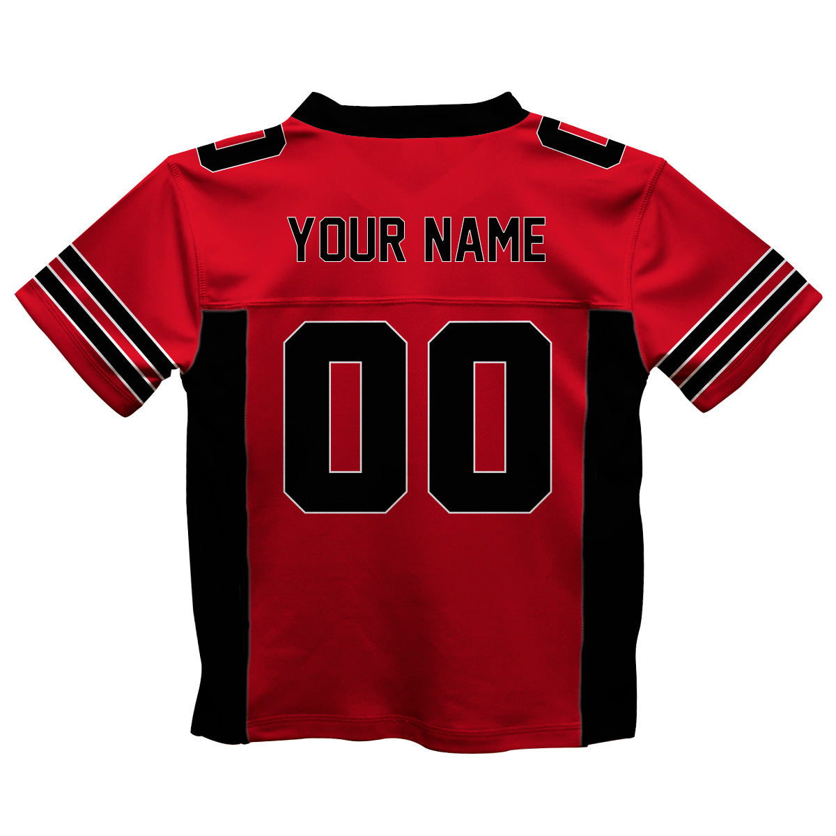 Personalized Name and Number Yellow and Black Fashion Football T-Shirt - Wimziy&Co.