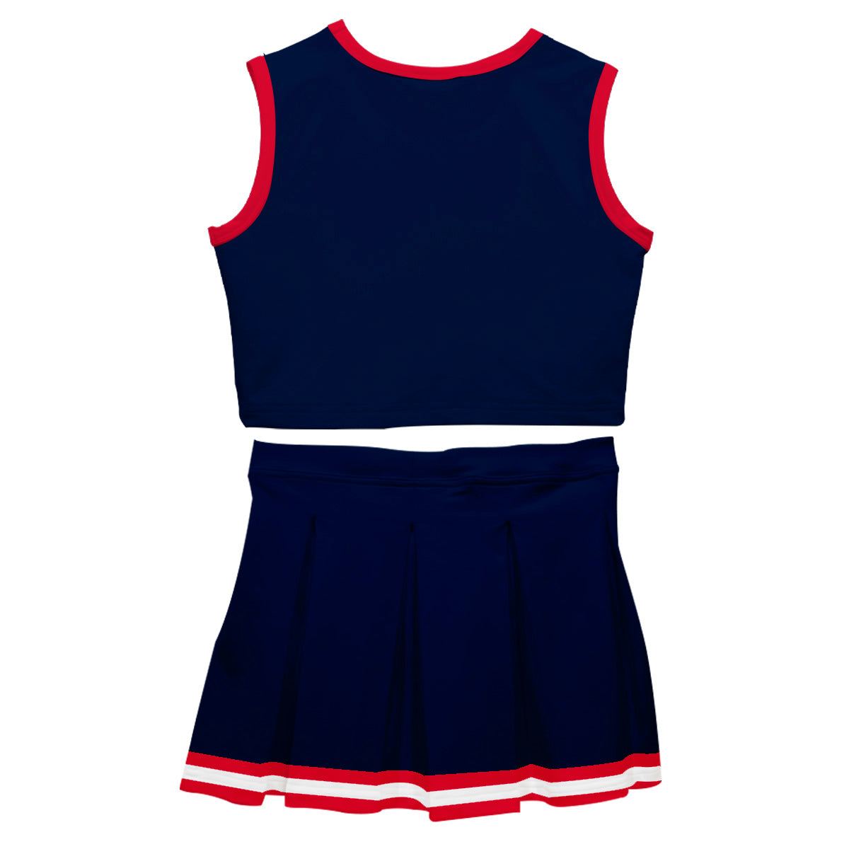 Royal  Gold & White Sleeveless Cheerleader Set - Wimziy&Co.