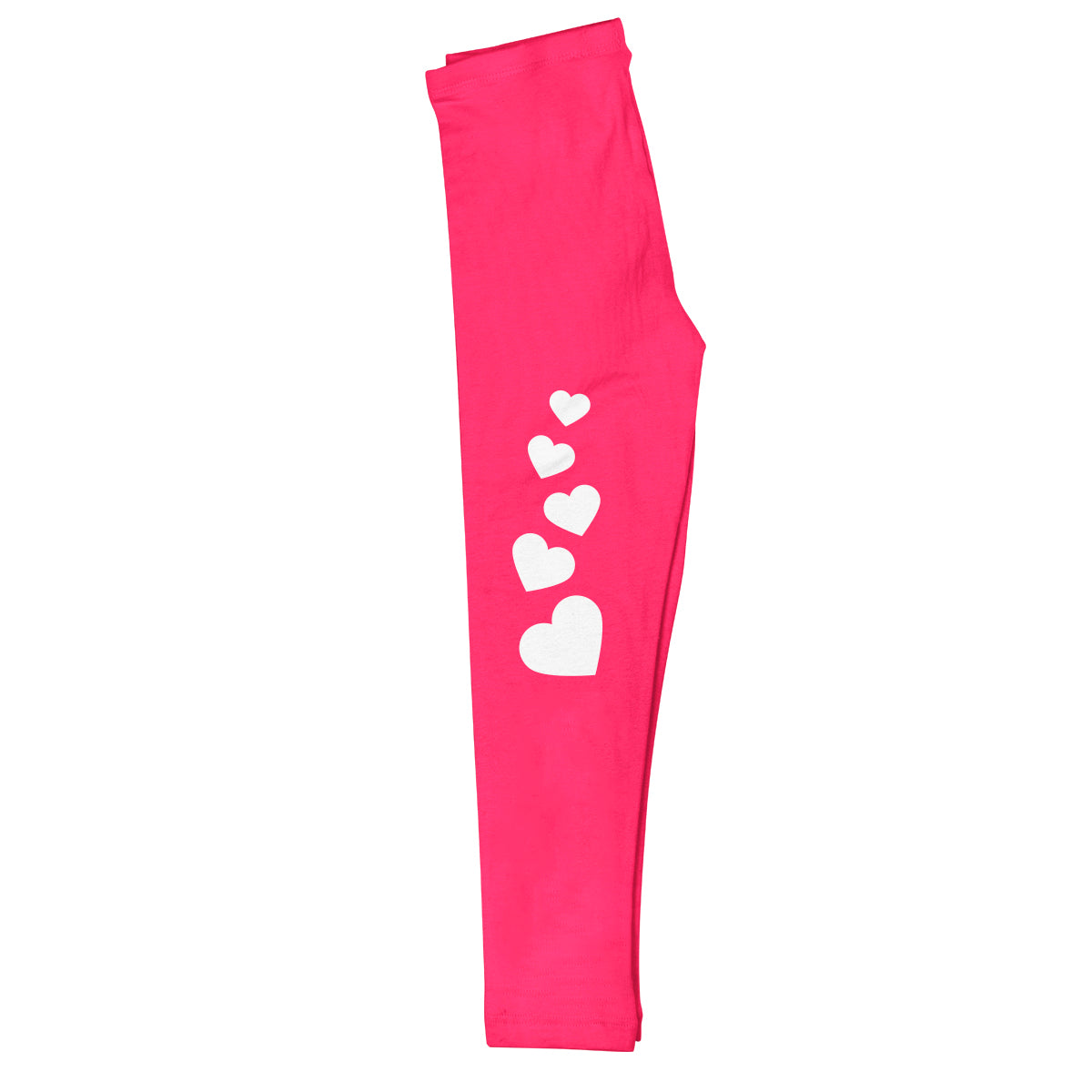 Hearts Name Hot Pink Leggings - Wimziy&Co.