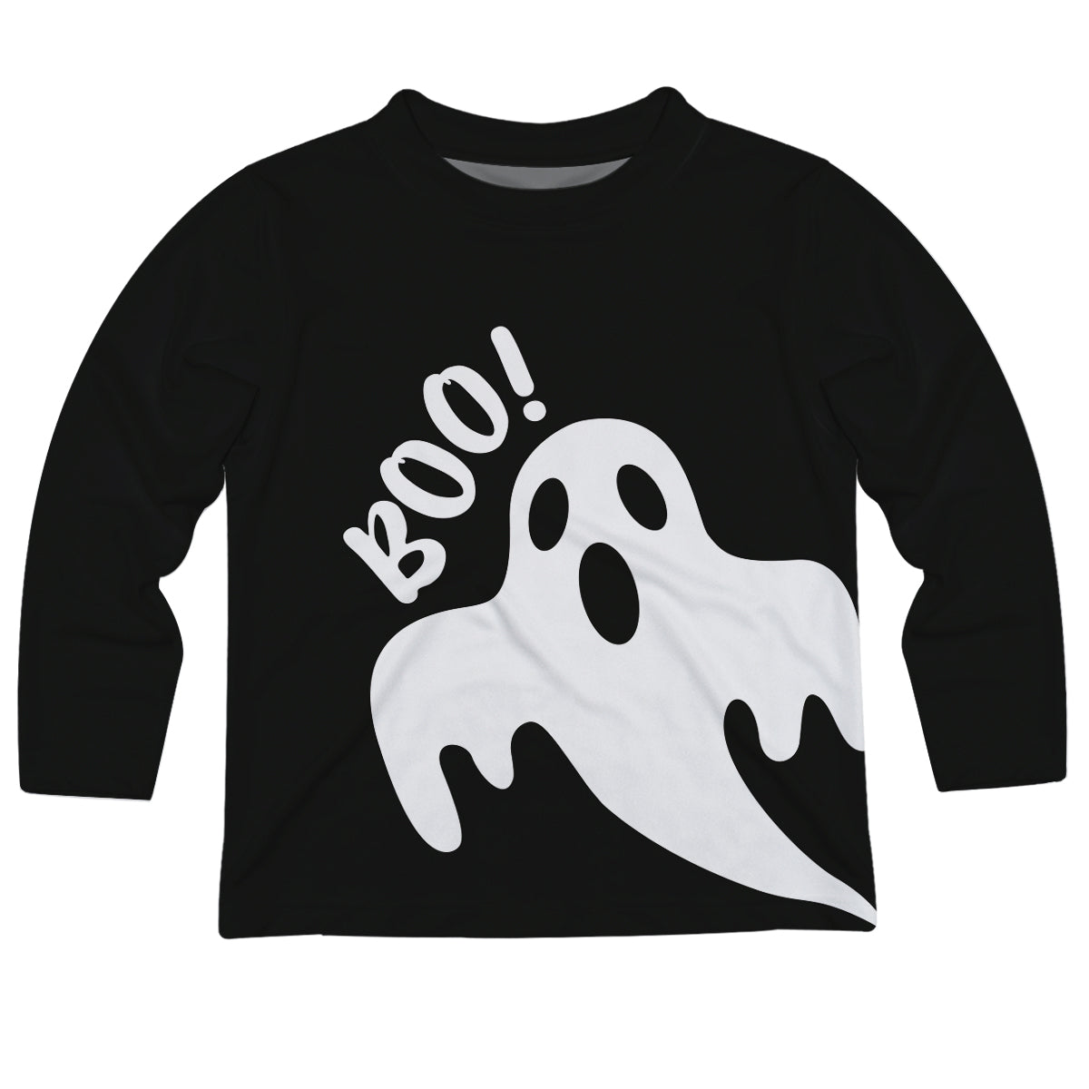 Ghost Black Long Sleeve Tee Shirt