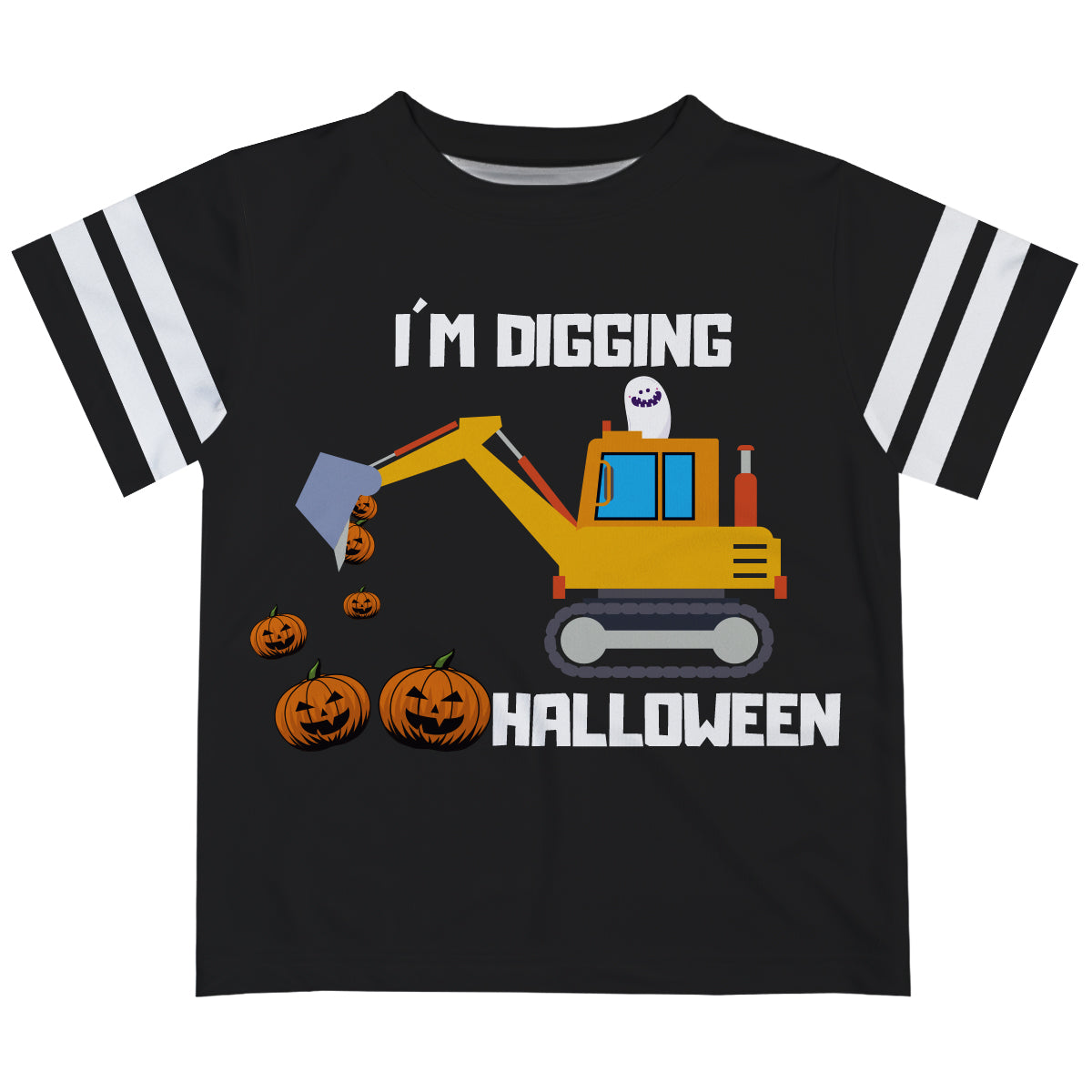 I Am Digging Halloween Black Short Sleeve Tee Shirt