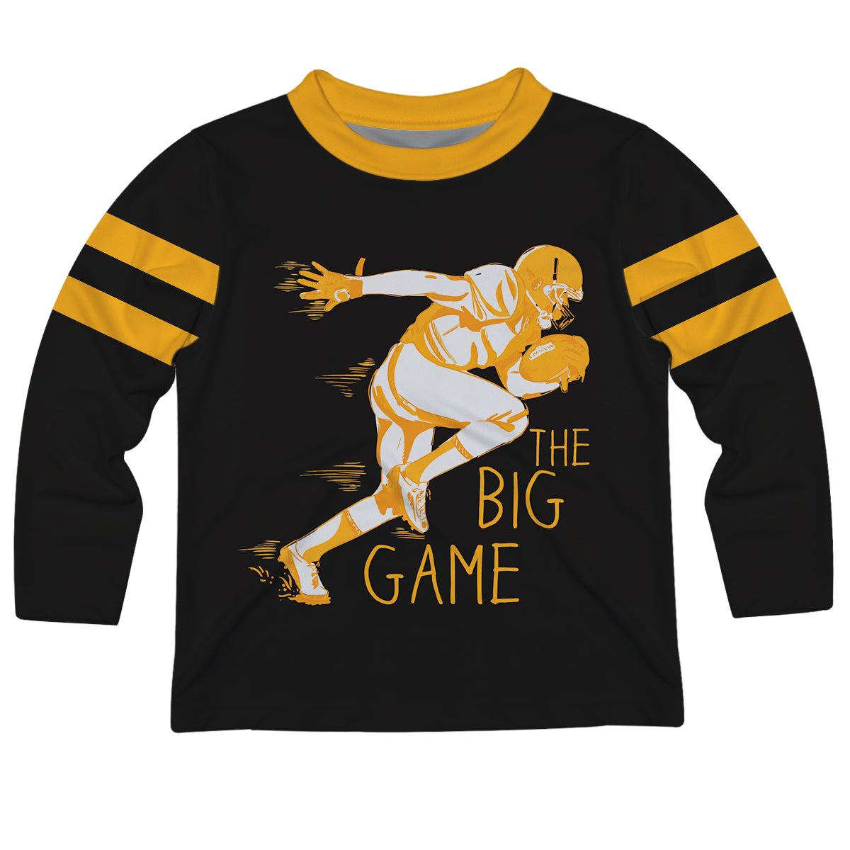 The Big Game Black Long Sleeve Tee Shirt