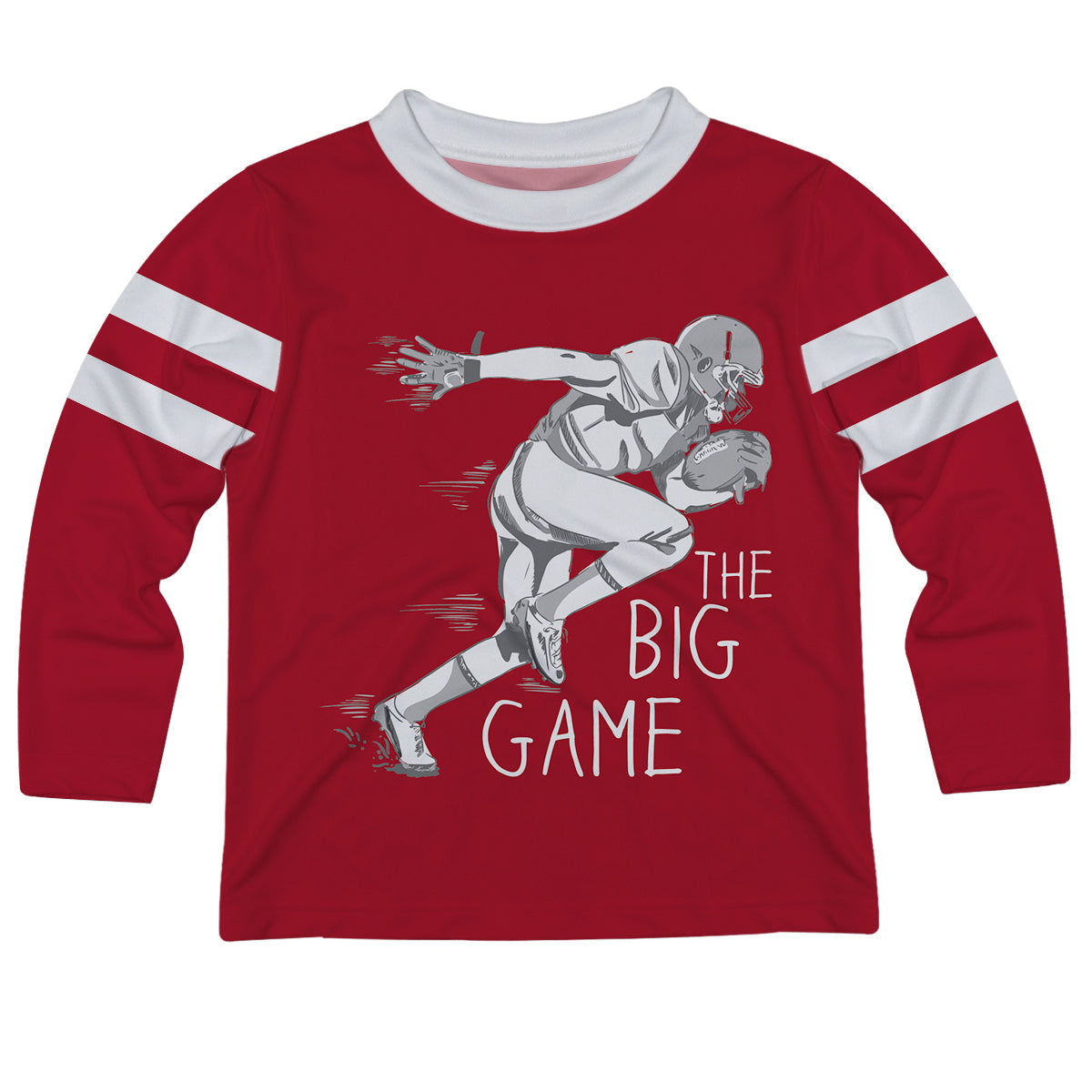 The Big Game Red Long Sleeve Tee Shirt