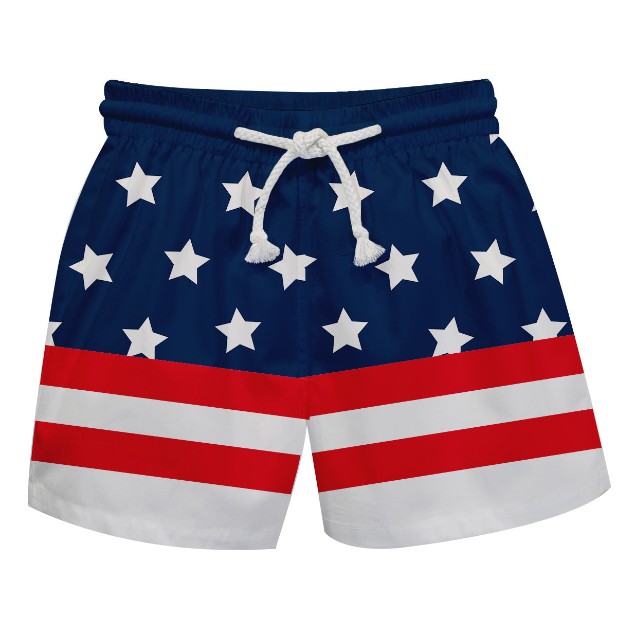 USA Flag White Red Navy Swimtrunk – Wimziy&Co.