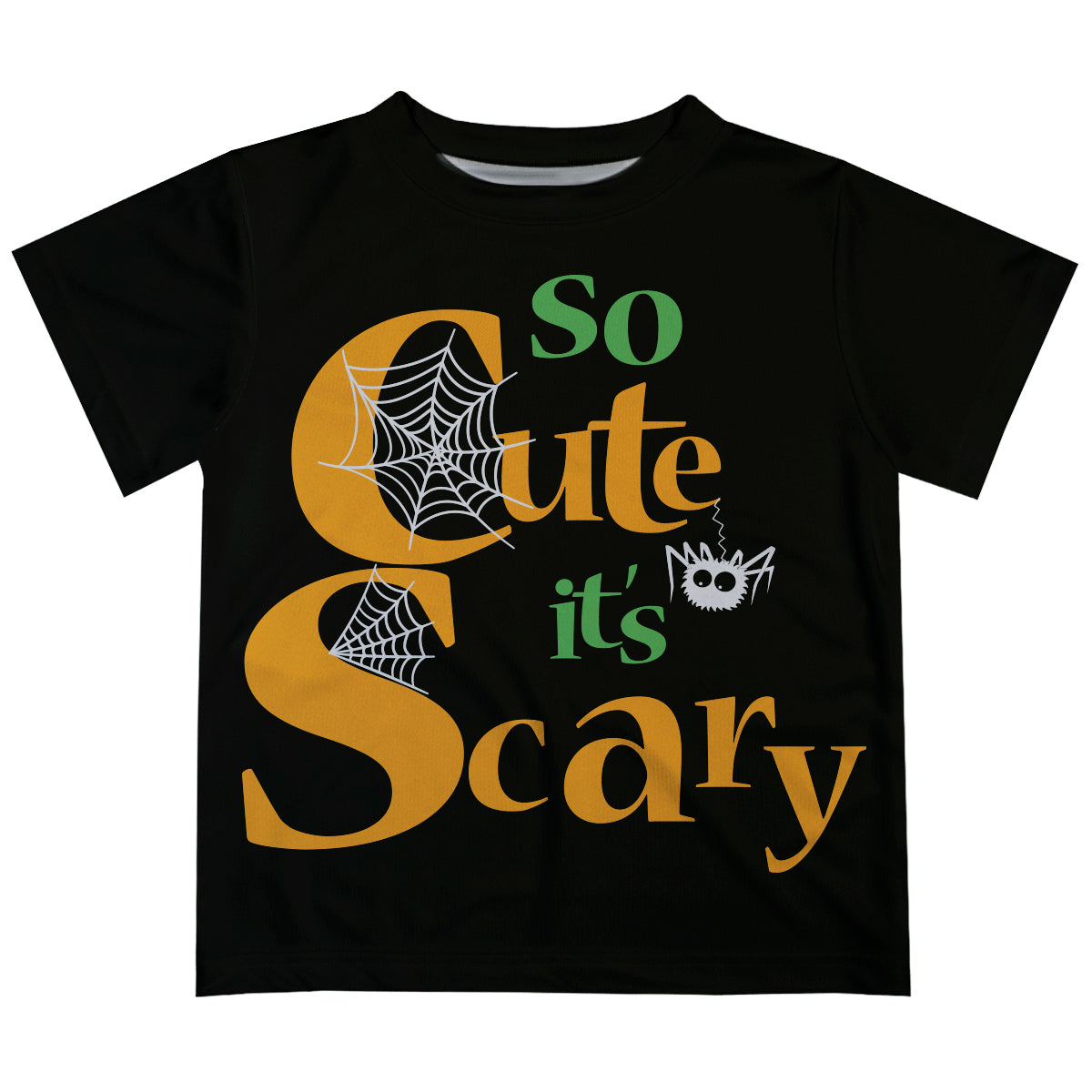 Boys black and yellow halloween tee shirt - Wimziy&Co.