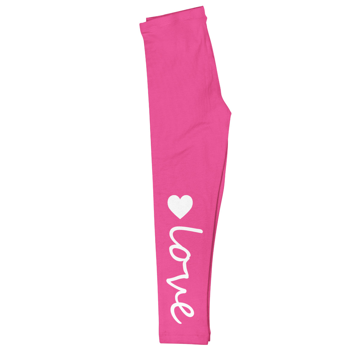 Heart Love Hot Pink Leggings - Wimziy&Co.