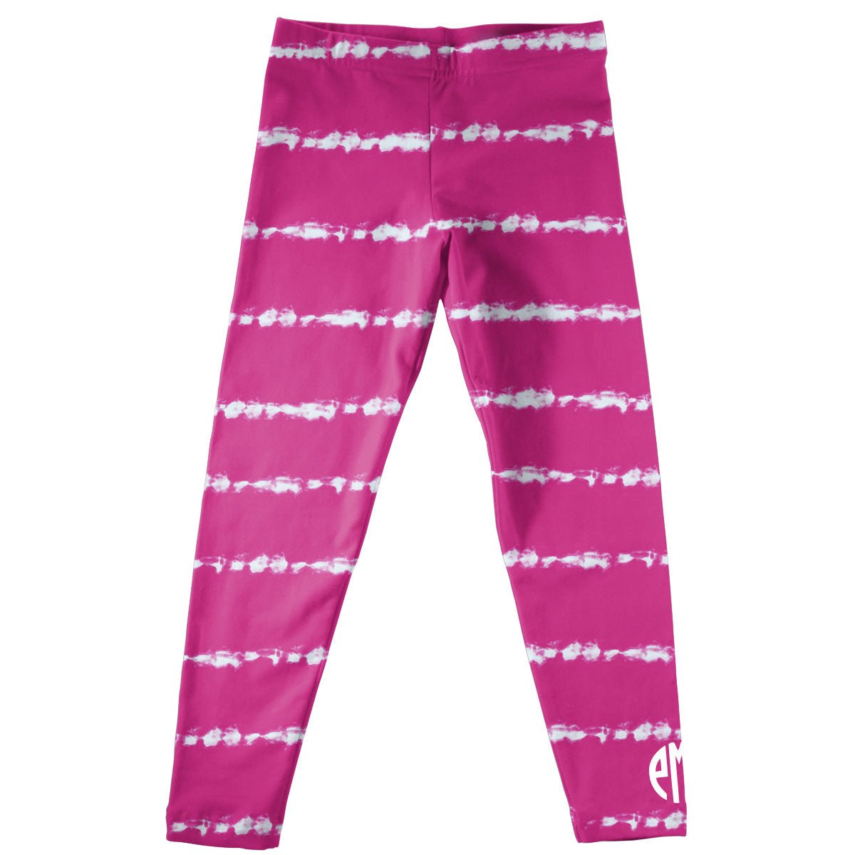 White And Hot Pink Leggings - Wimziy&Co.