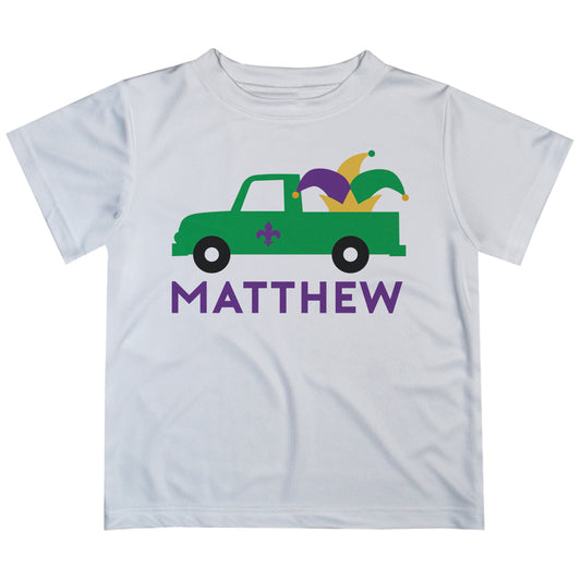 Cars Name White Short Sleeve Tee Shirt - Wimziy&Co.