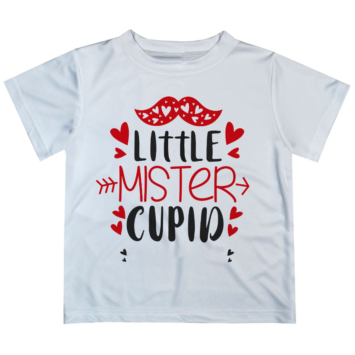 Little Mister Cupid Name White Short Sleeve Tee Shirt - Wimziy&Co.