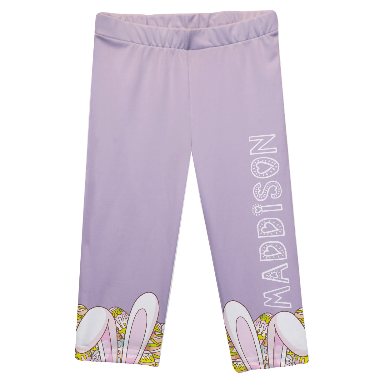 Bunny Name Purple Leggings - Wimziy&Co.