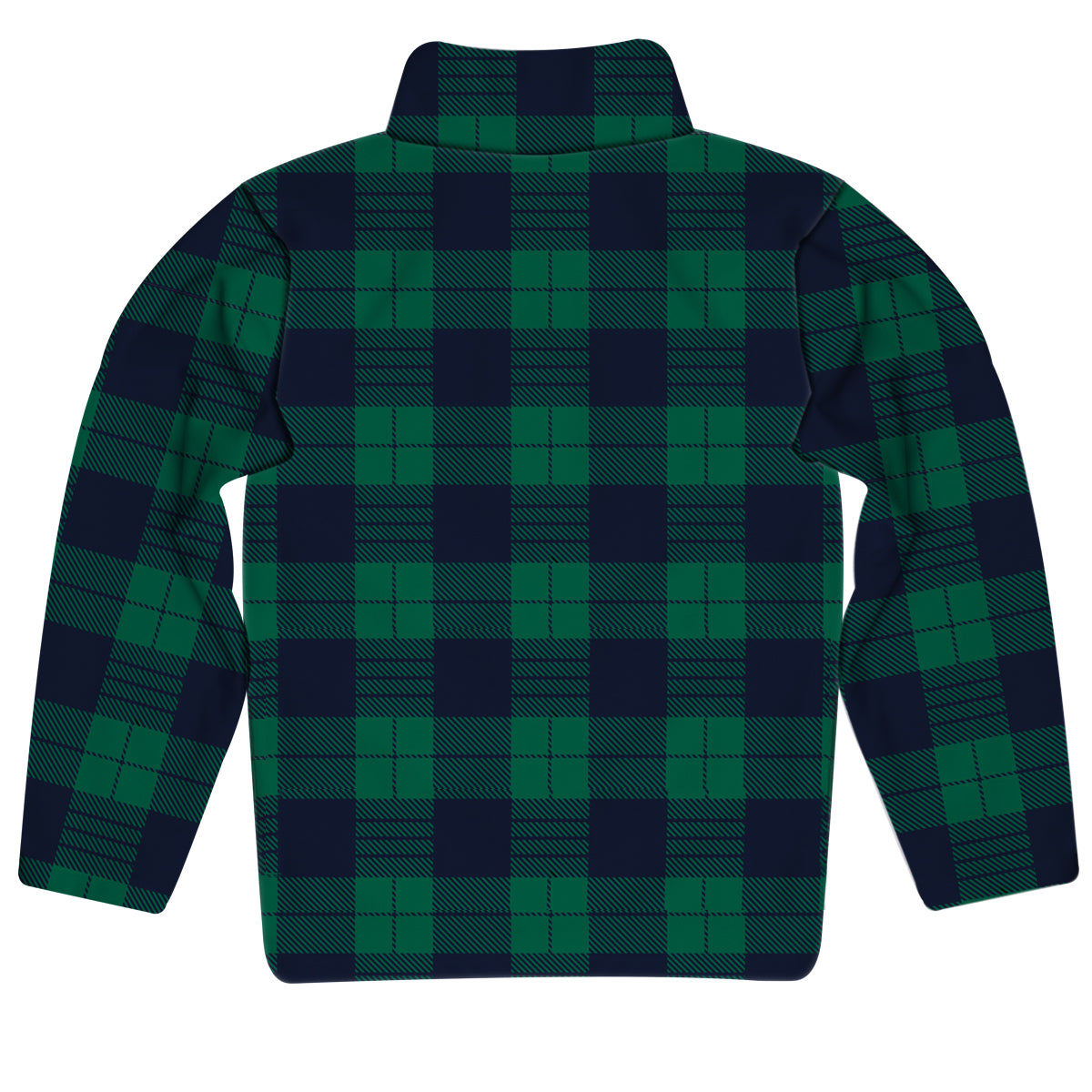 Sweatshirt with 2024 plaid sleeves